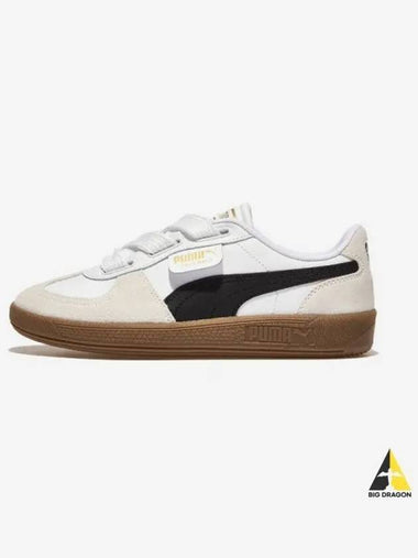 Palermo Wide Lace SD White Black Vapor Gray - PUMA - BALAAN 1