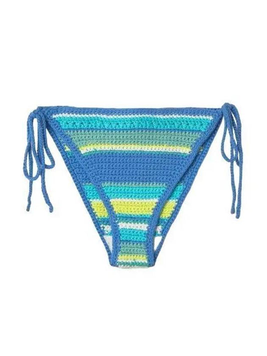 Crochet String Bottom Bikini Multicolor - GANNI - BALAAN 1