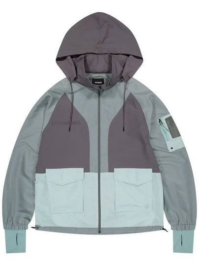 Odyssey color block hooded jacket khaki - OFFGRID - BALAAN 2