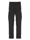 Chrome R Regular Zipper Cargo Straight Pants Black - CP COMPANY - BALAAN 2