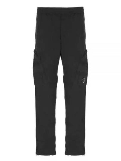 Chrome R Regular Zipper Cargo Straight Pants Black - CP COMPANY - BALAAN 2