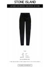 Wappen Patch Old Treatment Slim Fit Cargo Straight Pants Black - STONE ISLAND - BALAAN 3