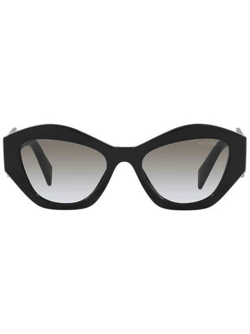 Eyewear Men's Logo Plastic Sunglasses Gray - PRADA - BALAAN 1