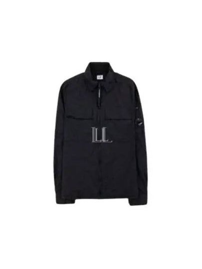 Flat Nylon Zip-Up Jacket Black - CP COMPANY - BALAAN 2