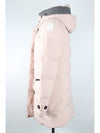 Sumi Light Pink Fleece Hooded Padded Jumper S - PARAJUMPERS - BALAAN 4