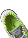 Crochet Low Top Sneakers Green - VALENTINO - BALAAN 8