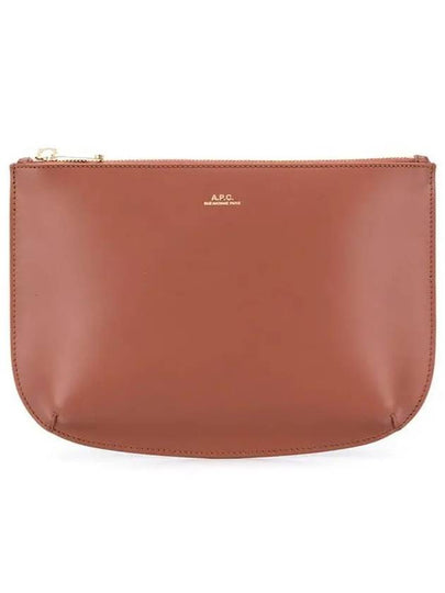 Sarah Clutch Bag Noisette - A.P.C. - BALAAN 2