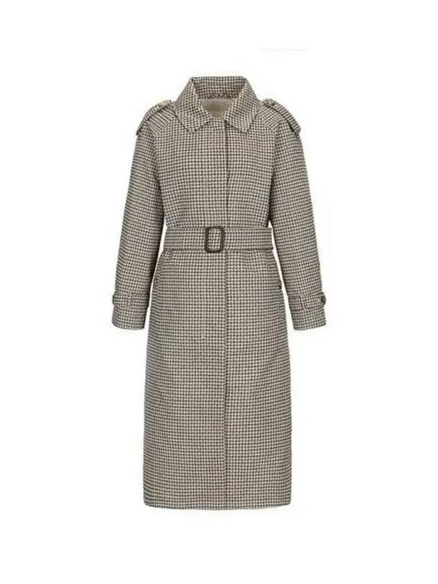 Women s The Cube Houndstooth Trench Coat Multi 2390211337600 - MAX MARA - BALAAN 1