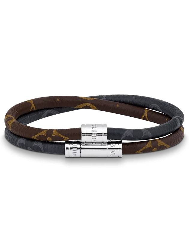 Keep It Double Leather Bracelet Brown - LOUIS VUITTON - BALAAN 2