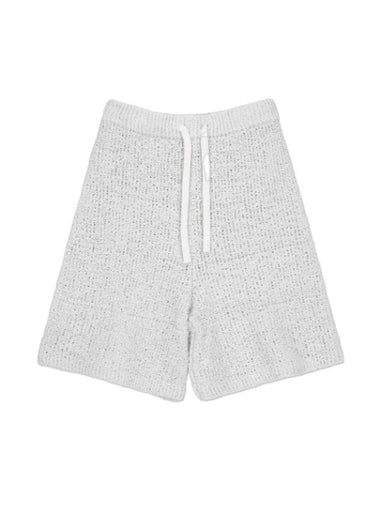 Men s Knit Shorts Gray - SUNNEI - BALAAN 1