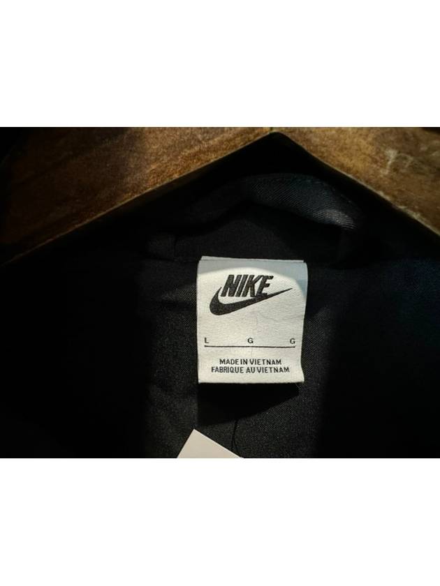 NSW Faux Fur Jacket Black - NIKE - BALAAN 4