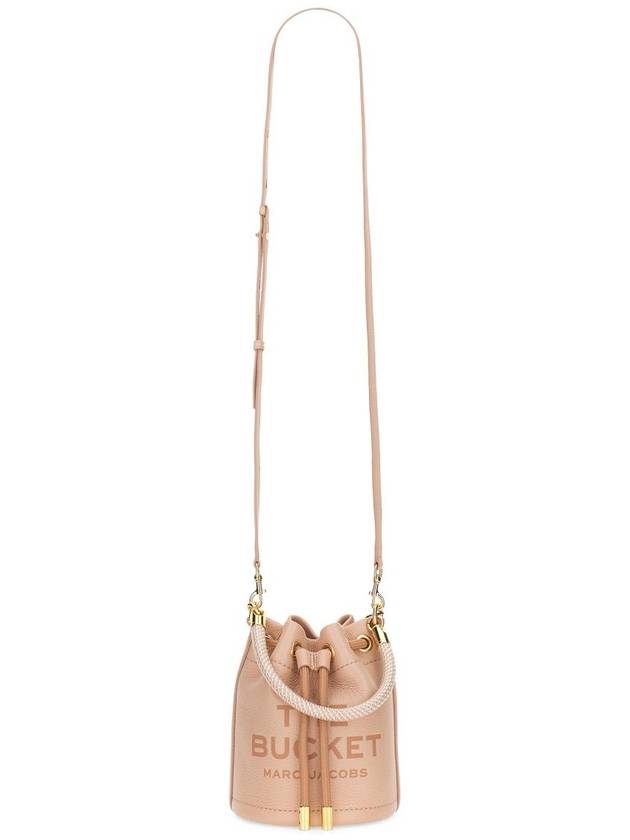 Women's Micro Leather Mini Bucket Bag Rose - MARC JACOBS - BALAAN 3