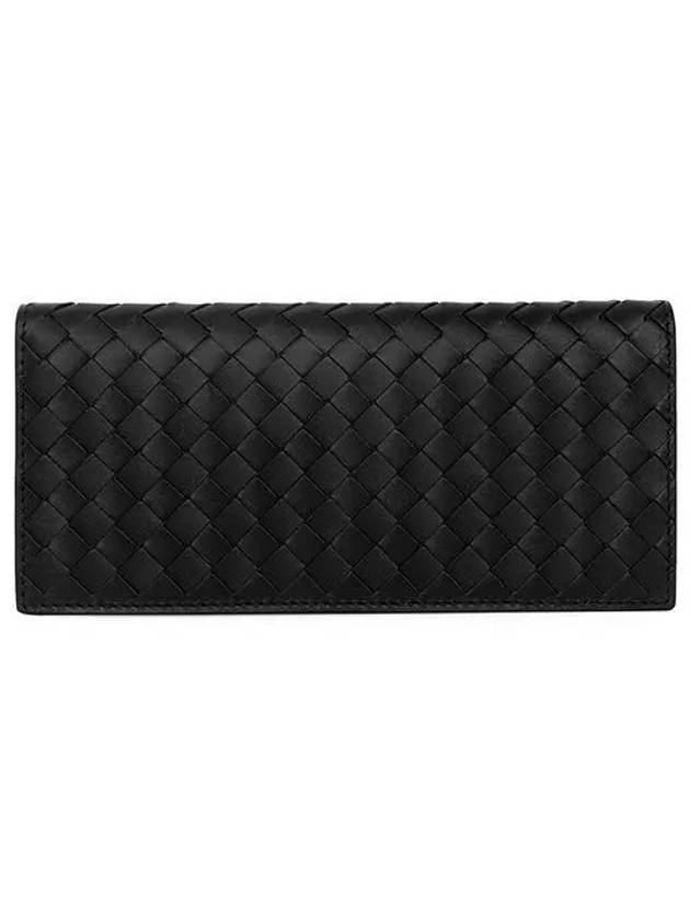 Intrecciato Continental Long Wallet Black - BOTTEGA VENETA - BALAAN 2