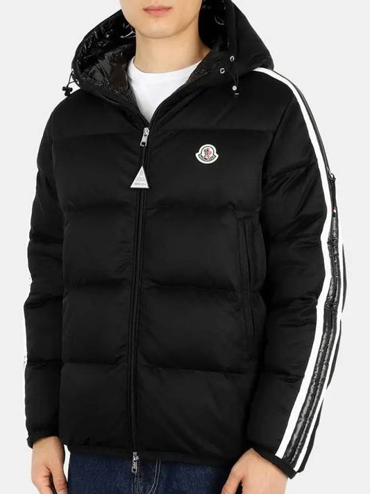 Men's SANBESAN Down Short Padded Jacket Black - MONCLER - BALAAN 2