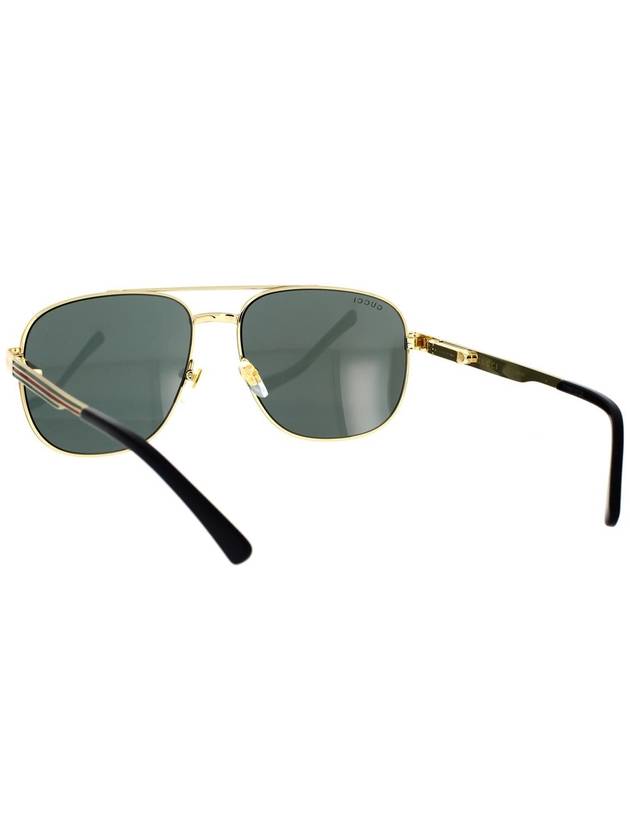 Eyewear Logo Web Sunglasses Gold - GUCCI - BALAAN 5