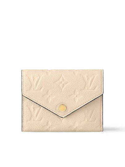 Victorine Leather Half Wallet Beige - LOUIS VUITTON - BALAAN 2