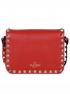 Rockstud Flap Crossbody Bag LW2B0104BOL BRO Red - VALENTINO - BALAAN 4