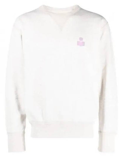 Mike Cotton Logo Sweatshirt Ecru - ISABEL MARANT - BALAAN 2