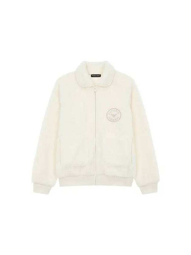 UNDERWEAR ARMANI BRAND DAY 10% 5 18 5 19 Women's Raglan Zipup Fleece Jacket Cream 270483 - EMPORIO ARMANI - BALAAN 1