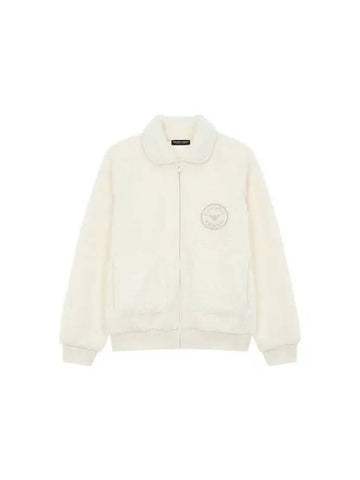 UNDERWEAR ARMANI BRAND DAY 10% 5 18 5 19 Women's Raglan Zipup Fleece Jacket Cream 270483 - EMPORIO ARMANI - BALAAN 1