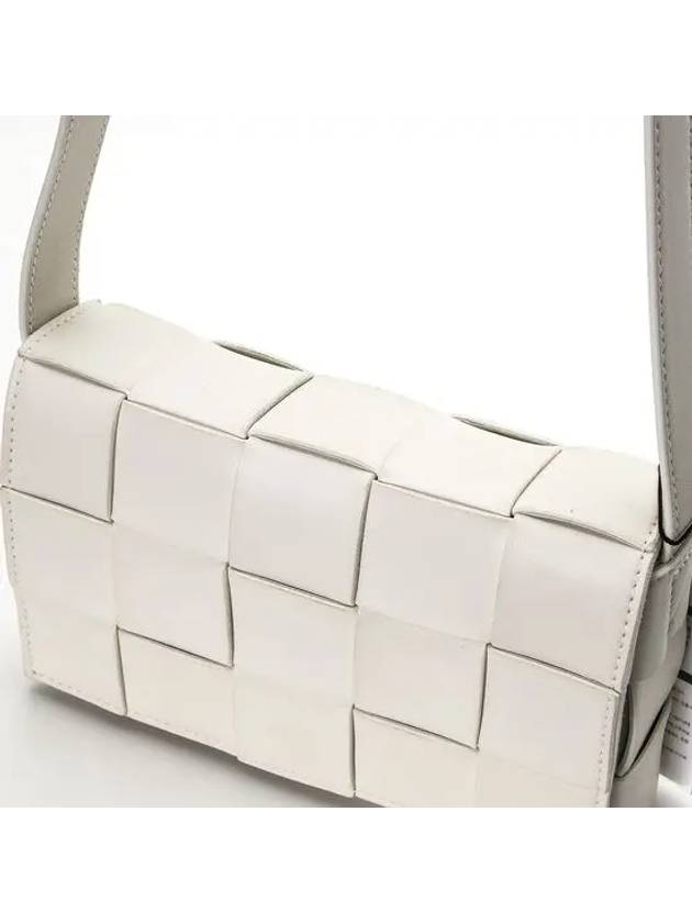 Bottega Veneta Small Cassette Bag 19 White 730848 VMAY1 9009 - SAINT LAURENT - BALAAN 5