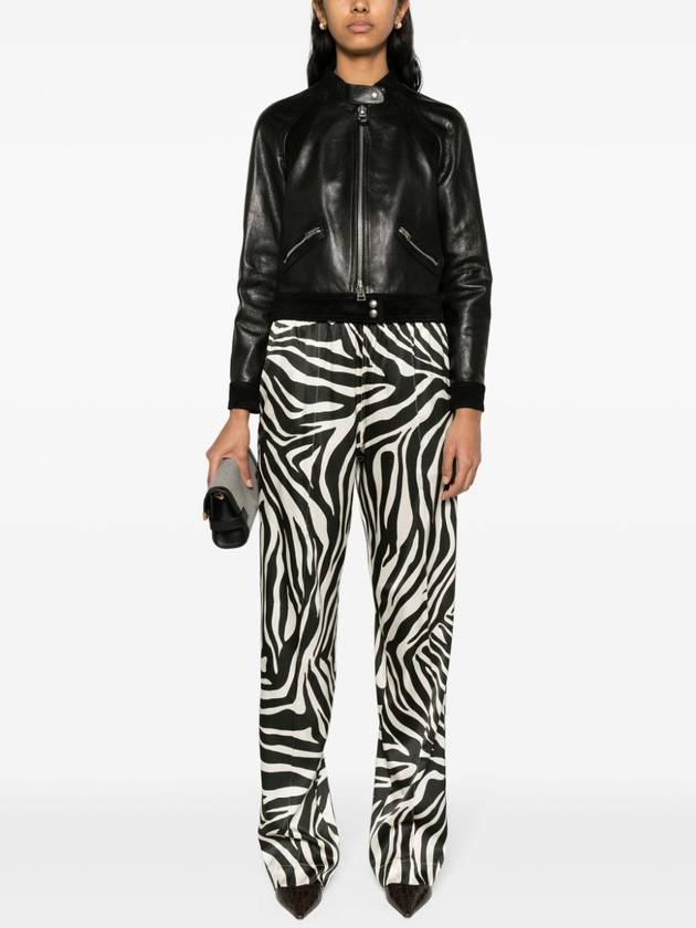 24 ss Stretch Silk Pants WITH Animalear Print PAW397FAP219XECBL B0651012431 - TOM FORD - BALAAN 3