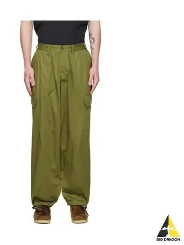 Universal Works Green Loose Cargo Pants - UNIVERSAL WORKS - BALAAN 1