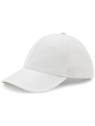 Logo Patch Baseball Cap Hat PERACT002VY0014 - COURREGES - BALAAN 1