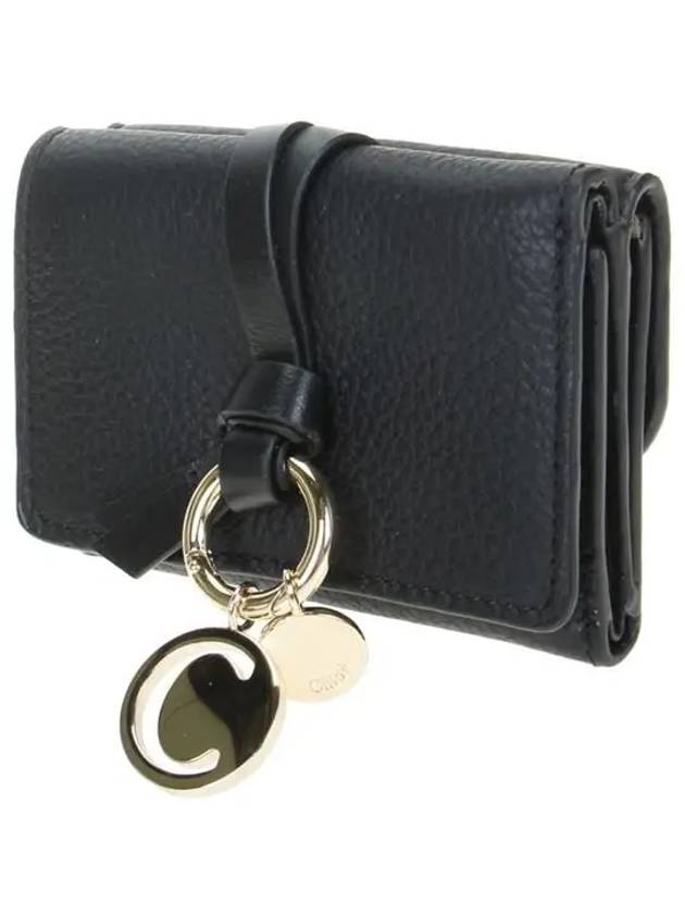 Alphabet Small Half Wallet Black - CHLOE - BALAAN 3