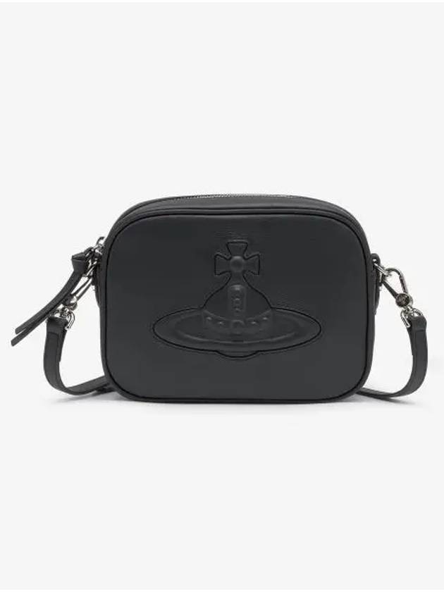 Anna Leather Cross Bag Black - VIVIENNE WESTWOOD - BALAAN 2