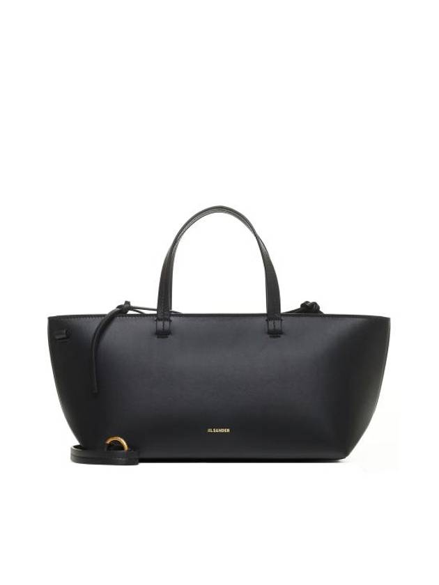 Bateau Small Shoulder Bag Black - JIL SANDER - BALAAN 1