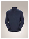 Men's Covert Half Zip Sweatshirt Grey - ARC'TERYX - BALAAN 1