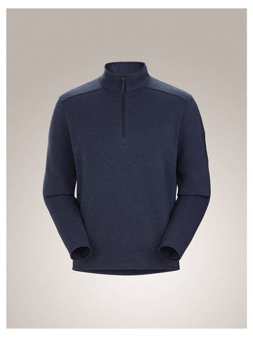 Men's Covert Half Zip Sweatshirt Grey - ARC'TERYX - BALAAN 1