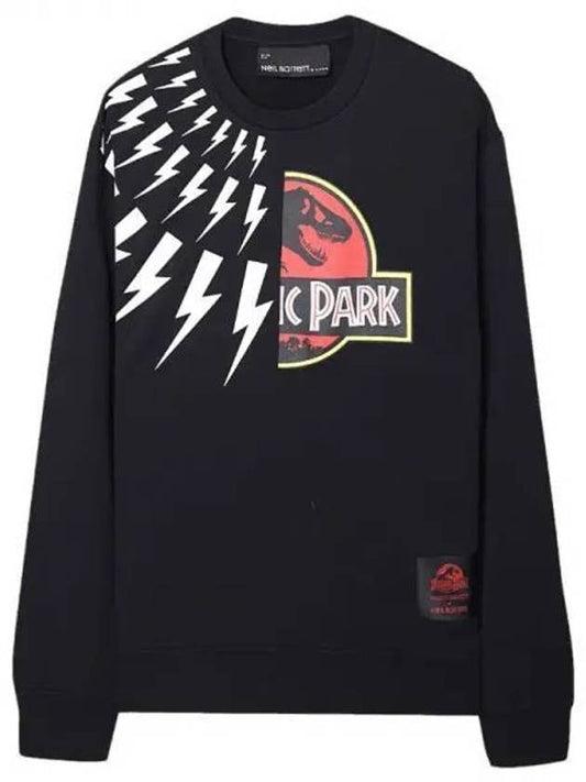 Jurassic Park Sweatshirt Black - NEIL BARRETT - BALAAN 1