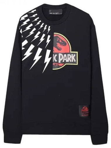 Jurassic Park Sweatshirt Black - NEIL BARRETT - BALAAN 1