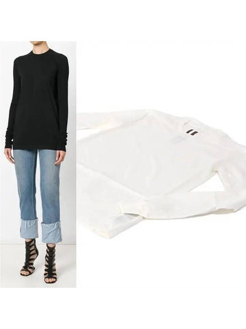 DS17S5218 RN 11 shoulder line long sleeve tshirt - RICK OWENS - BALAAN 1