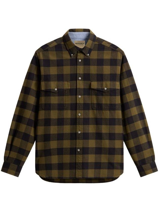 Woolrich Plaid Chamois Shirt Clothing - WOOLRICH - BALAAN 1