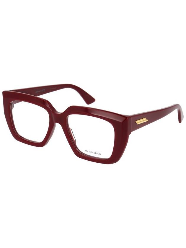 Eyewear Square Eyeglasses Burgundy - BOTTEGA VENETA - BALAAN 3