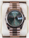 Rolex Day Date Rose Gold Olive Green 23 Years - ROLEX - BALAAN 3