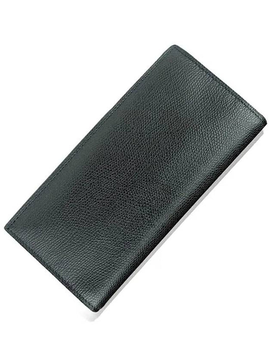 Bifold leather long wallet V8L2128 N - VALEXTRA - BALAAN 1