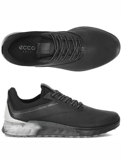 S Three Golf Spikeless Black - ECCO - BALAAN 2