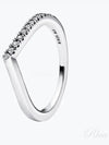 Timeless Wish Half Sparkling Ring Sterling Silver Clear - PANDORA - BALAAN 2