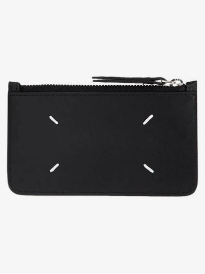 Stitch Zipper Card Wallet Black - MAISON MARGIELA - BALAAN 2