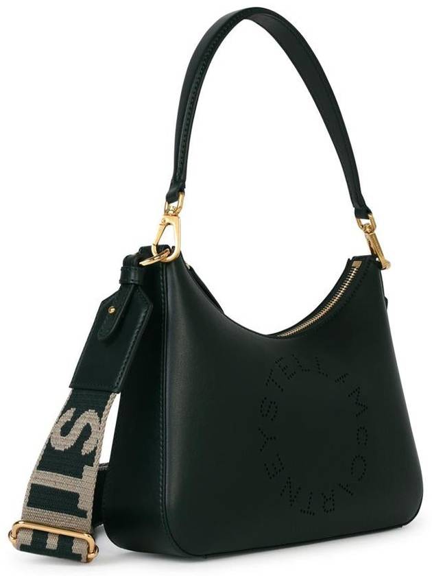 Stella McCartney Dark Green 'Alter Mat' Small 'Logo' Shoulder Bag - STELLA MCCARTNEY - BALAAN 2