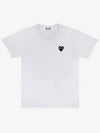 W Black Wappen T Shirt White AZ T063 051 2 - COMME DES GARCONS - BALAAN 2