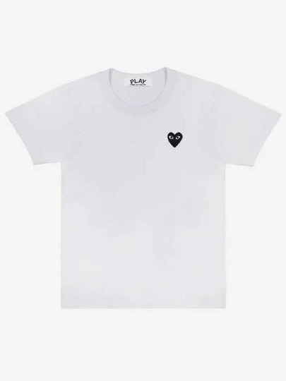 W Black Wappen T Shirt White AZ T063 051 2 - COMME DES GARCONS - BALAAN 2