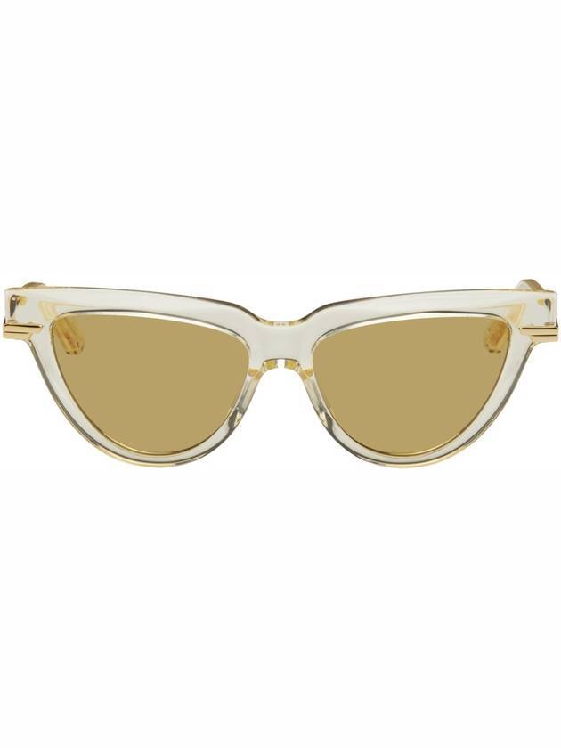 Sunglasses BV1265S 004 TRANSPARENT YELLOW - BOTTEGA VENETA - BALAAN 1