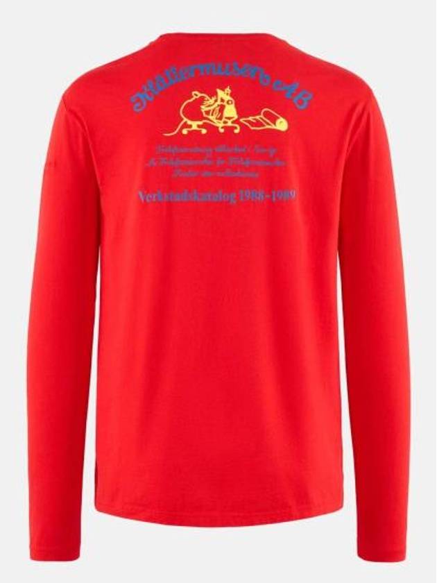 Verkstad 1980 Long Sleeve T-Shirt Molten Lava - KLATTERMUSEN - BALAAN 3