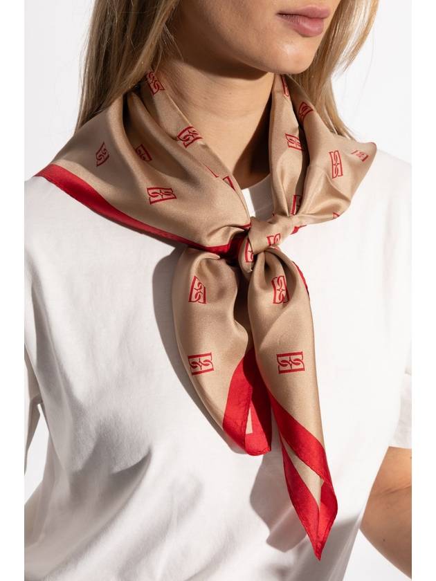 By Malene Birger Silk Scarf Monnas, Women's, Beige - BY MALENE BIRGER - BALAAN 2