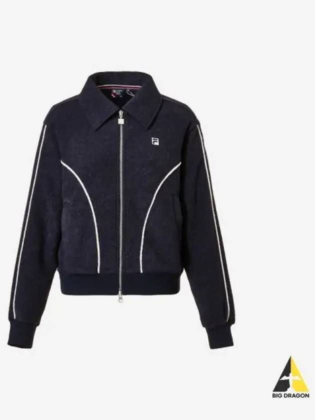 Tennis brushed terry zip up INA - FILA - BALAAN 1